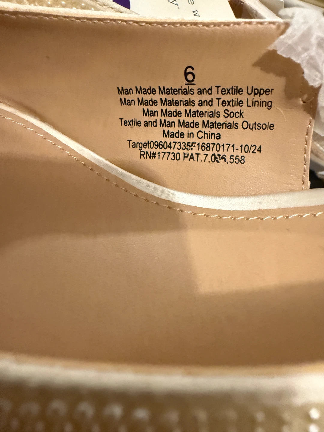 A New Day Women's Pearl Embellished Slingback Flats Size 6 - photo 3