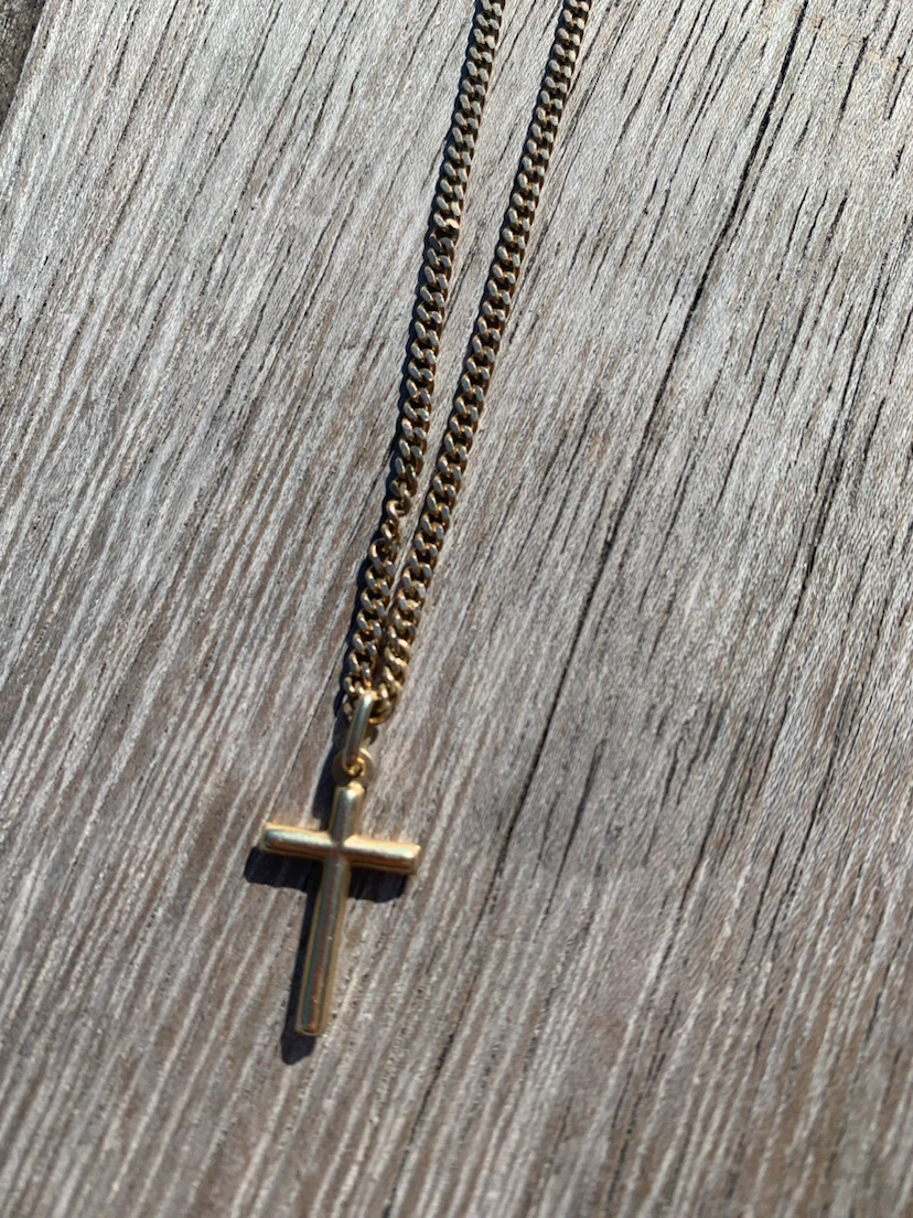 10k Gold Cross Necklace - photo 2