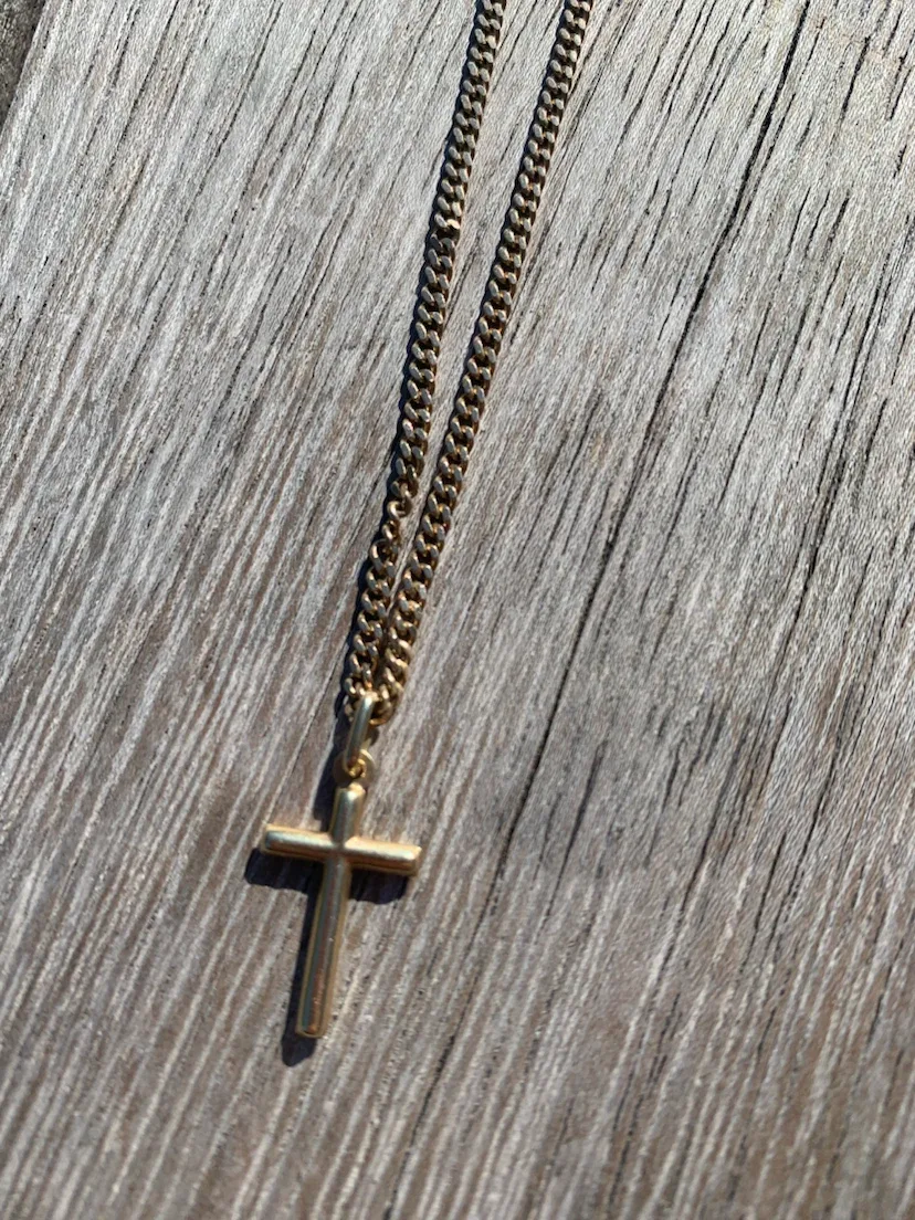10k Gold Cross Necklace - photo 2
