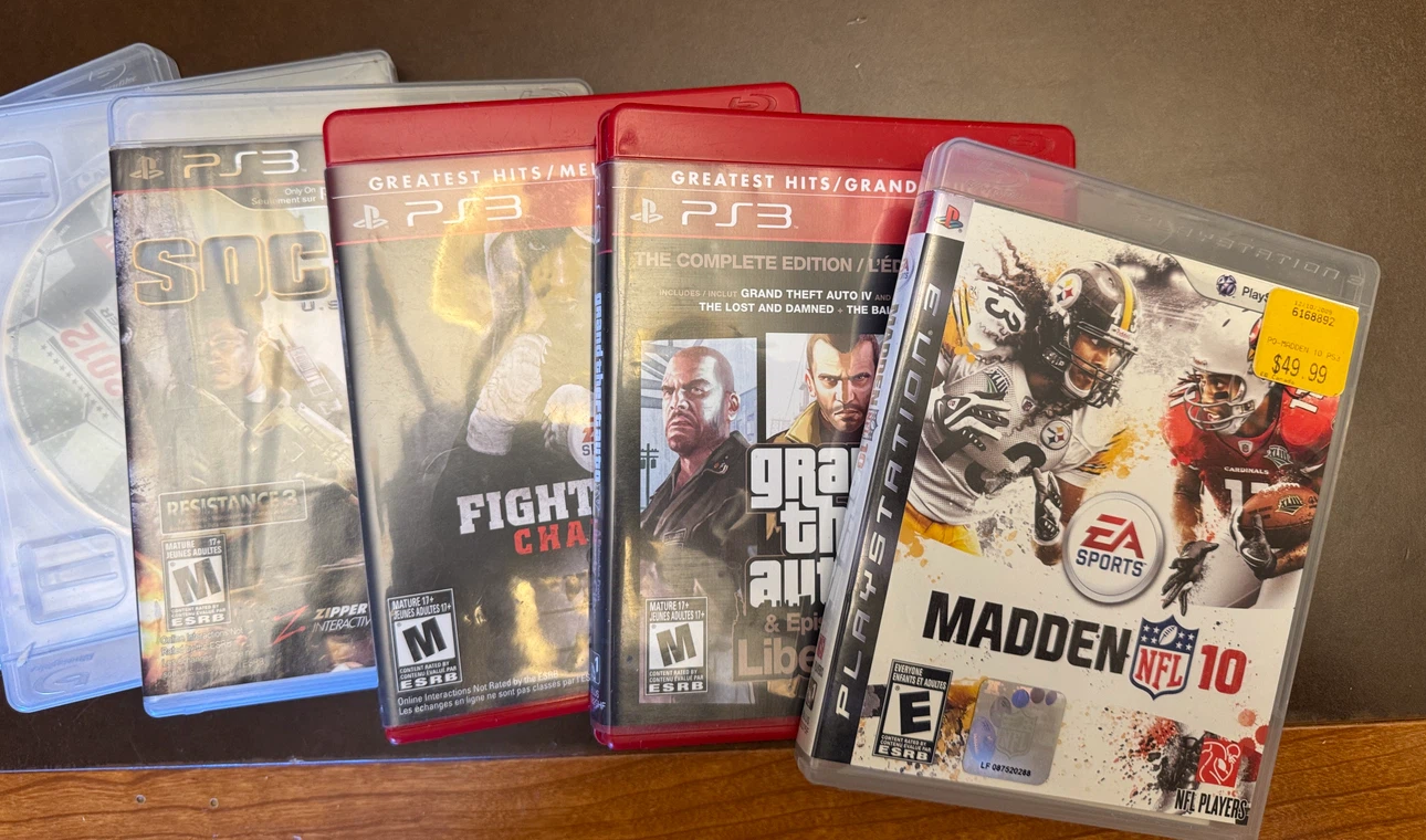 Bundle of Six PlayStation 3 games