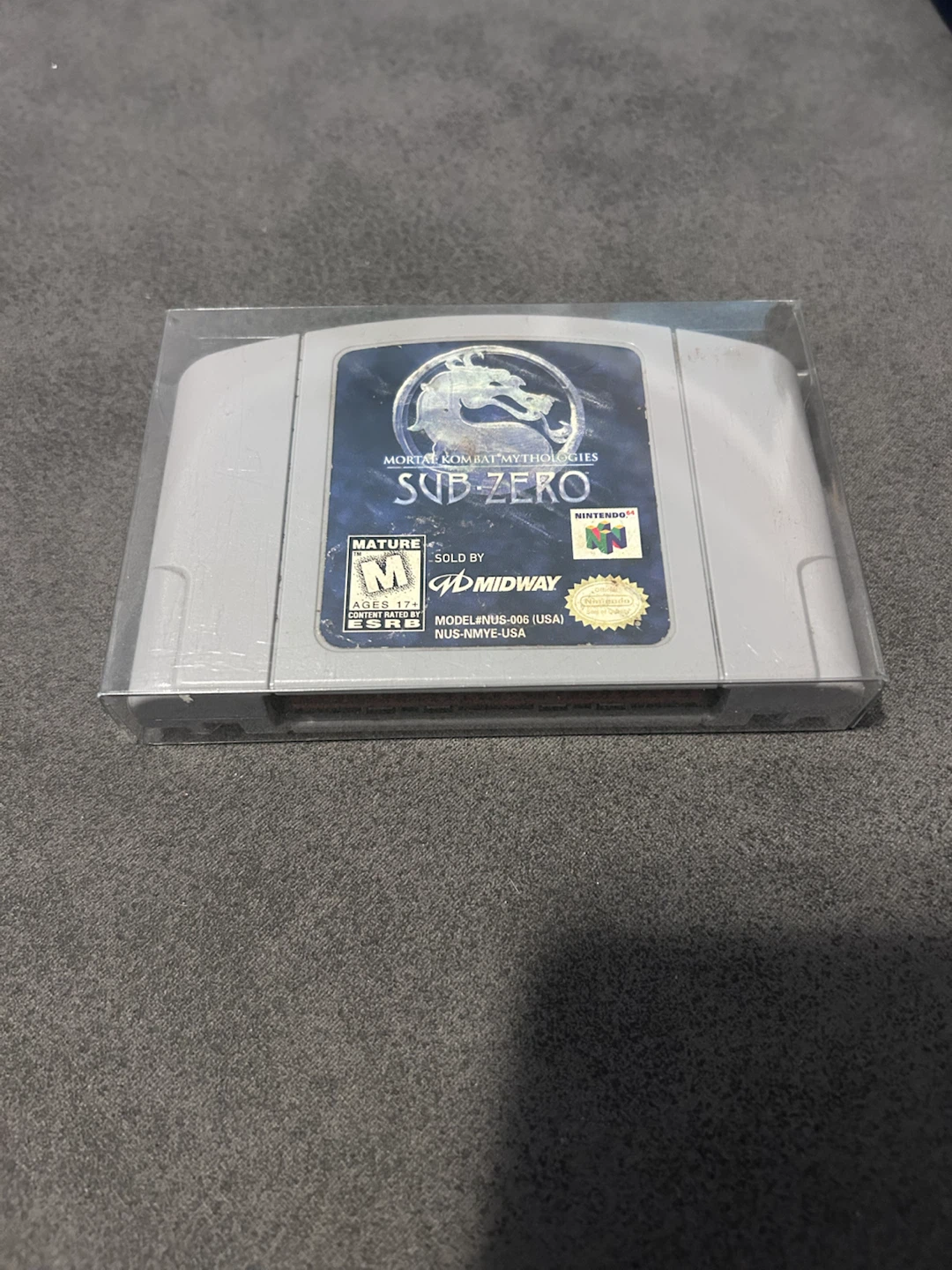 Nintendo 64 Mortal Kombat Sub-Zero Game Cartridge