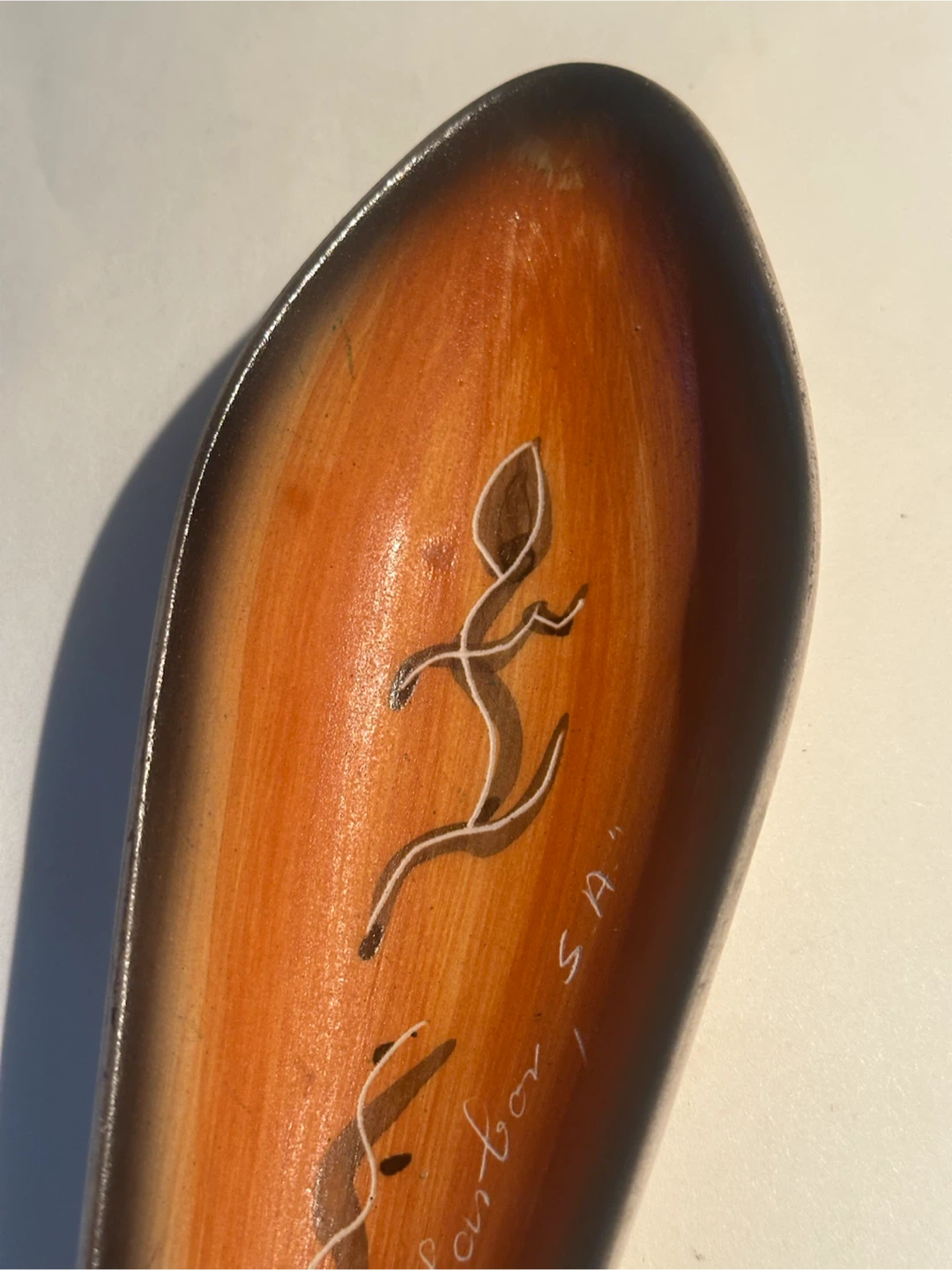 Mid Century Harry Whyte Australian studio pottery Dish - photo 3
