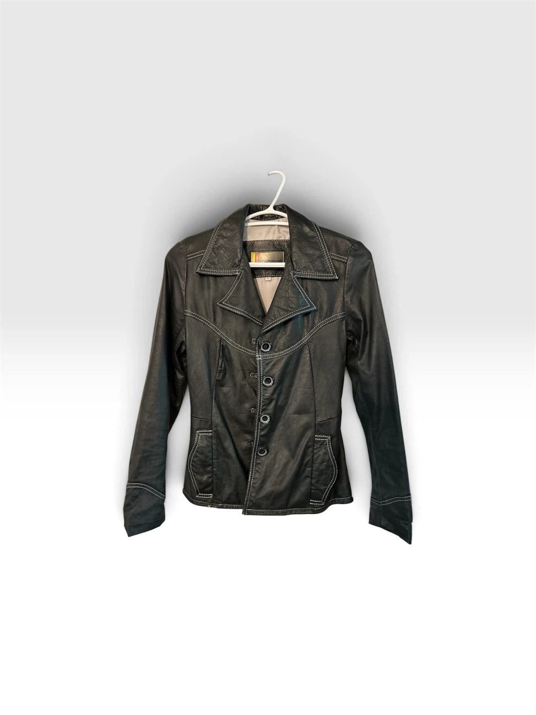 Black Leather Jacket XS