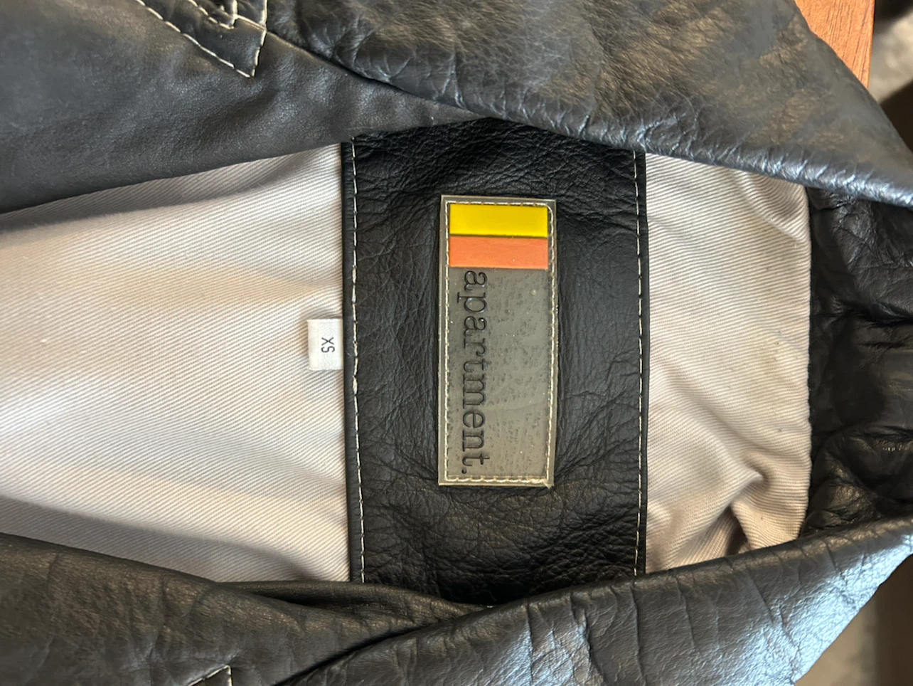 Black Leather Jacket XS - photo 2