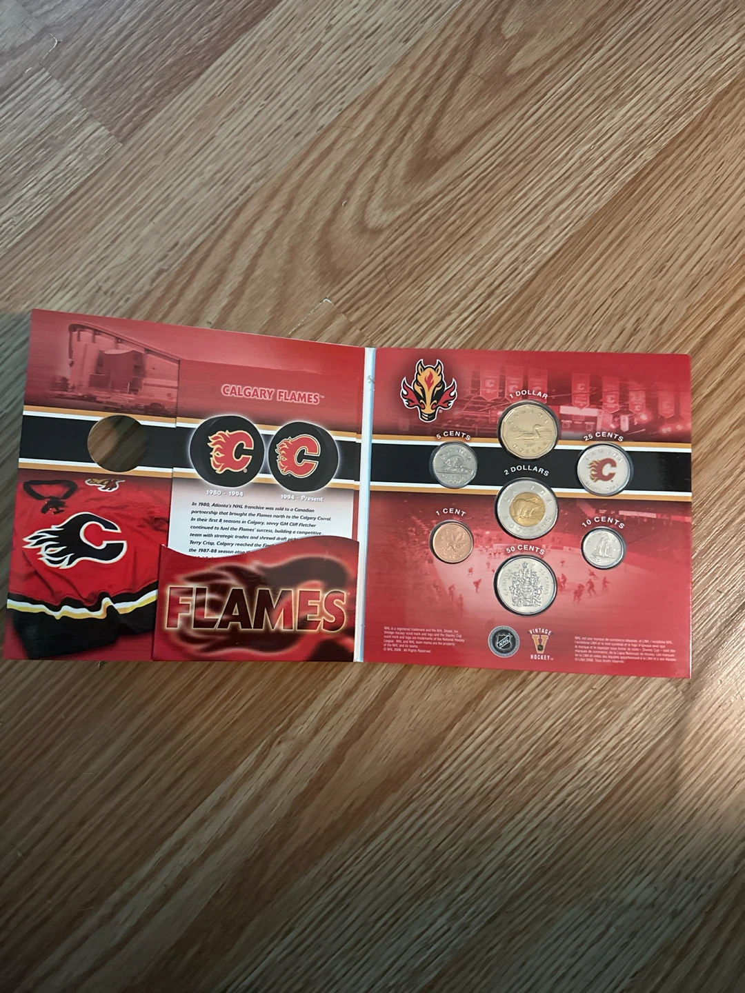 Calgary Flames 2006-2007 Coin Set - photo 4