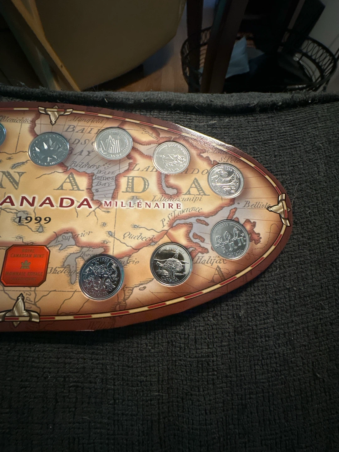 Canada Millennium Coin Collection Display 1999 - photo 2
