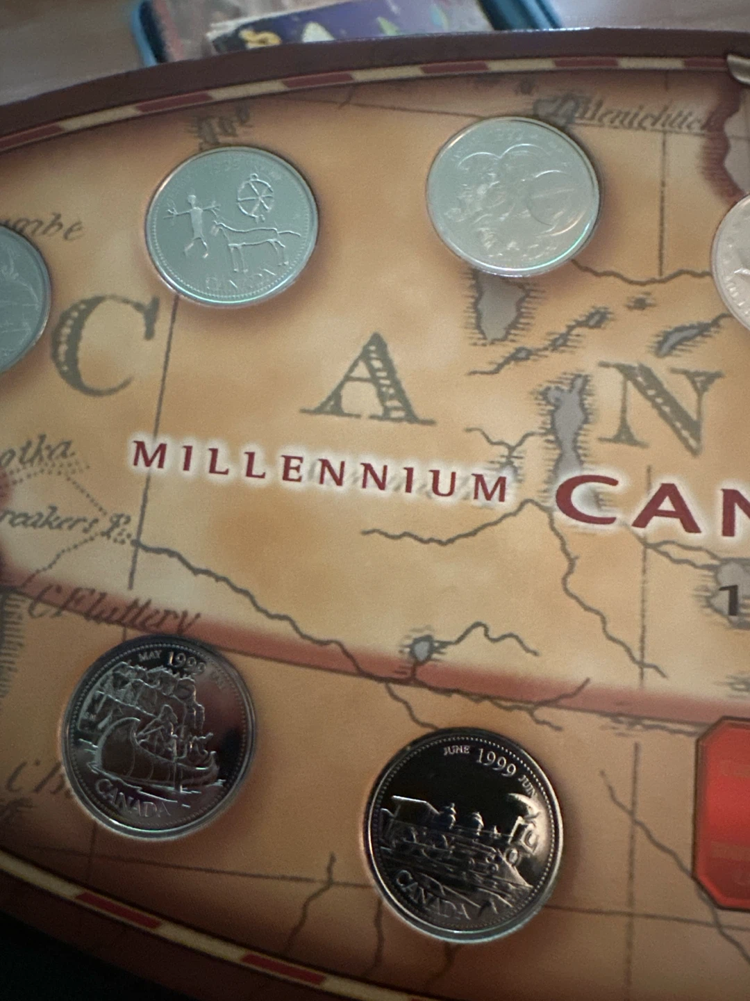 Canada Millennium Coin Collection Display 1999 - photo 4