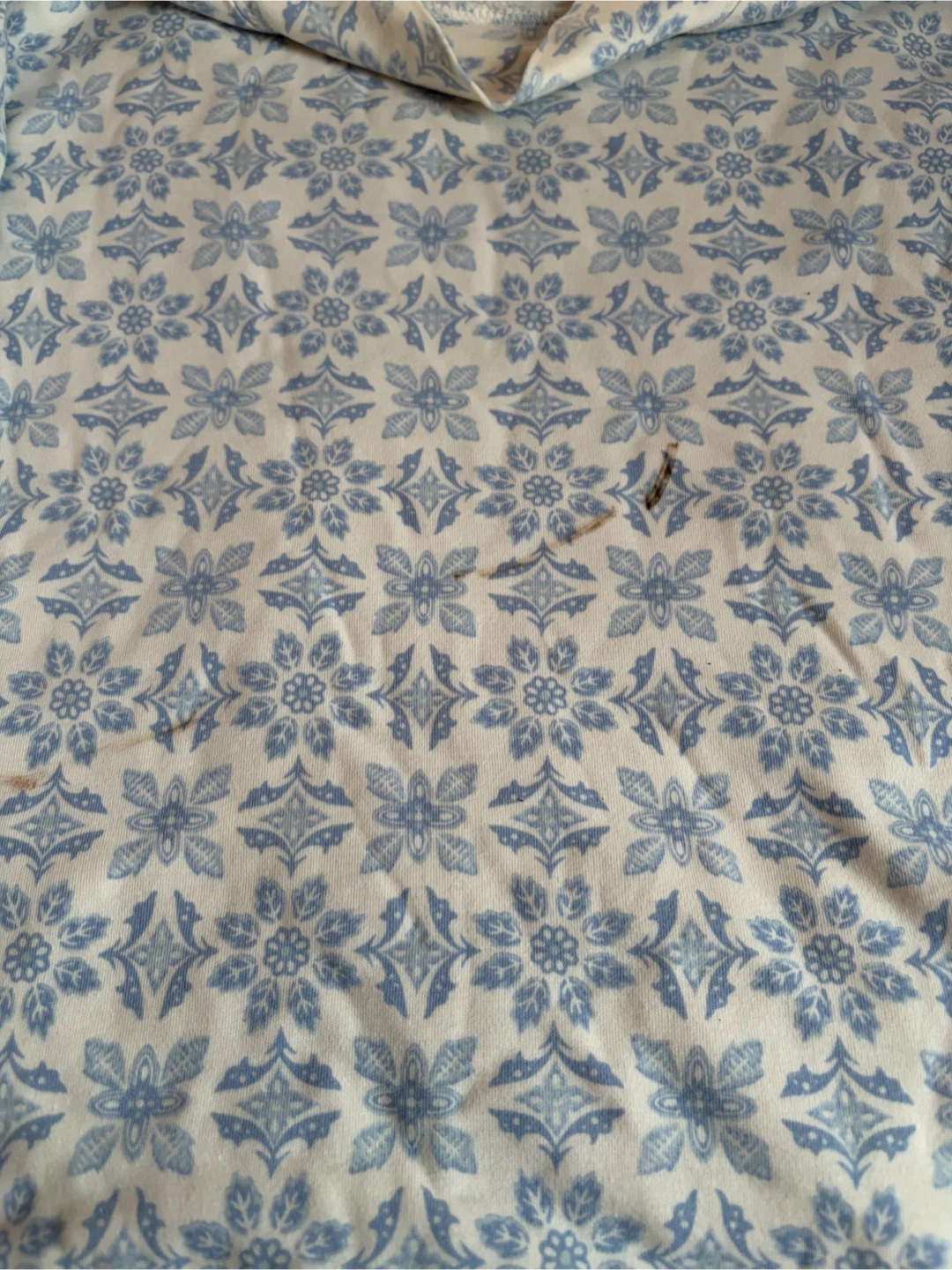 Lands' End Long Sleeve Top - Blue Floral Pattern - photo 3