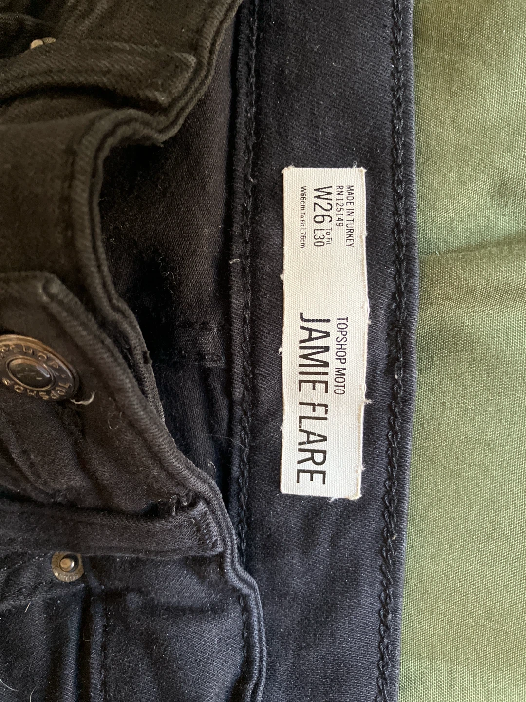 TOPSHOP MOTO Jamie Flare Jeans W26 L30 - photo 2