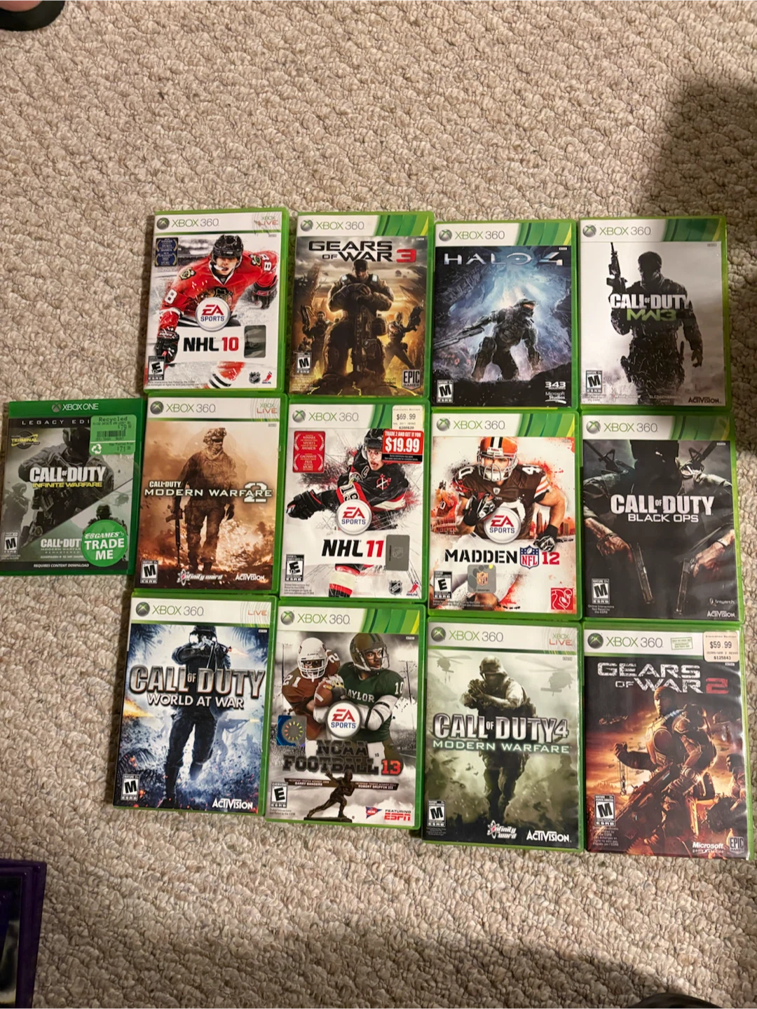 Xbox One S Console with Games and Headset