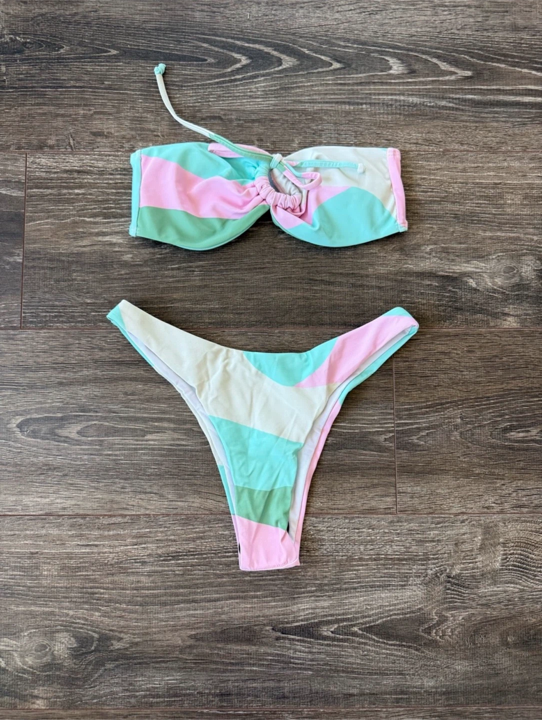 New padded Bandeau Bikini set size small
