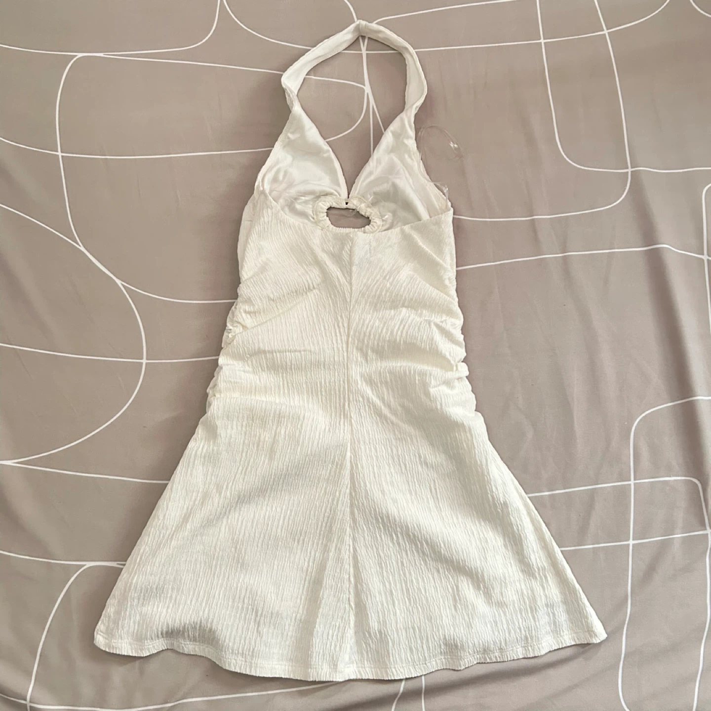 White Halter Dress - photo 2