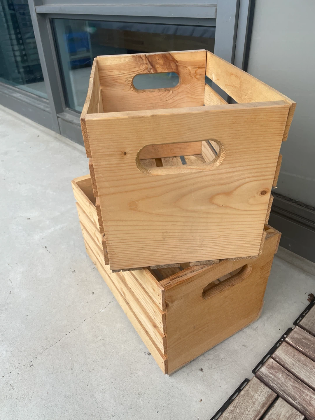 🏡 Moving Out Sale – Wooden Planter Crates 🌿 - photo 2