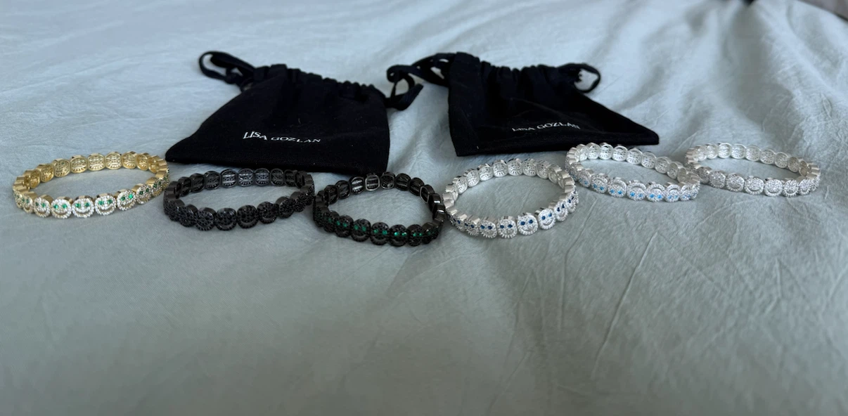 Lisa Gozlan The Pave Bracelets