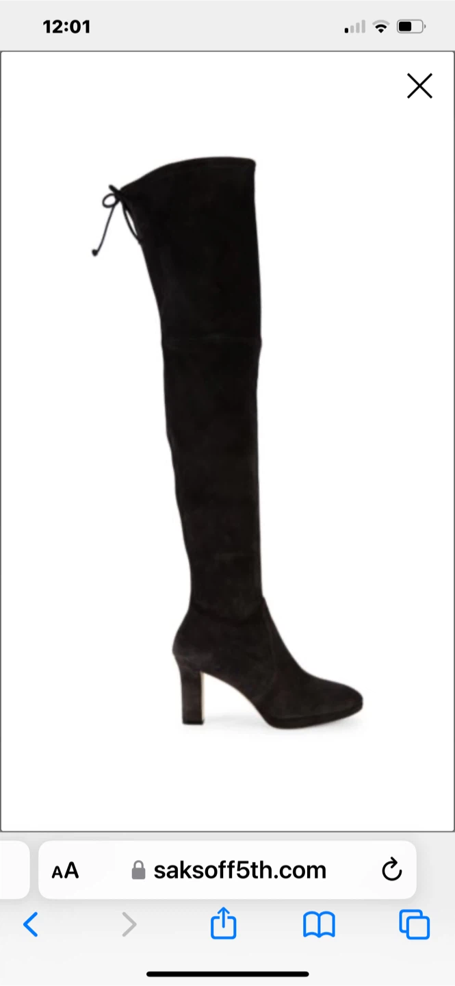 Stuart Weitzman Highland Suede Over-the-Knee Boots