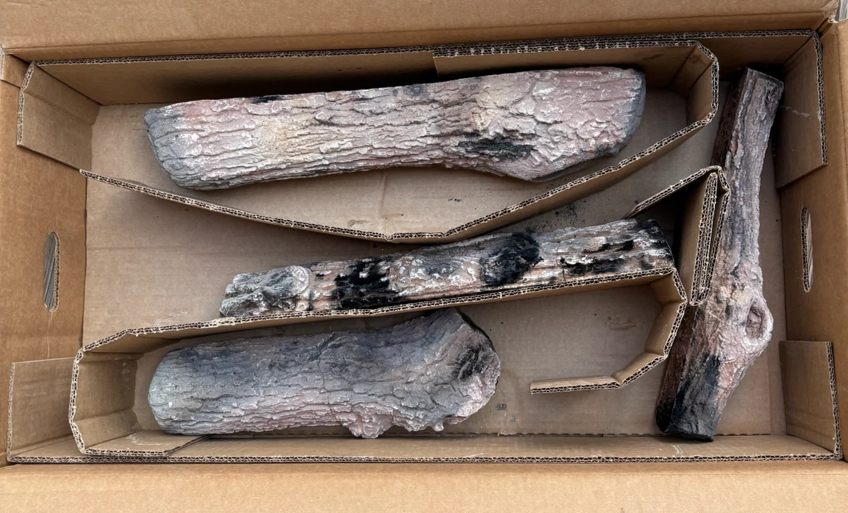 Gas Fireplace Log Set with Grate and Burner set - photo 2