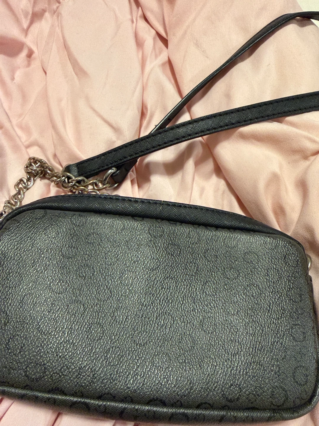 GUESS Black Monogram Crossbody Bag - photo 3
