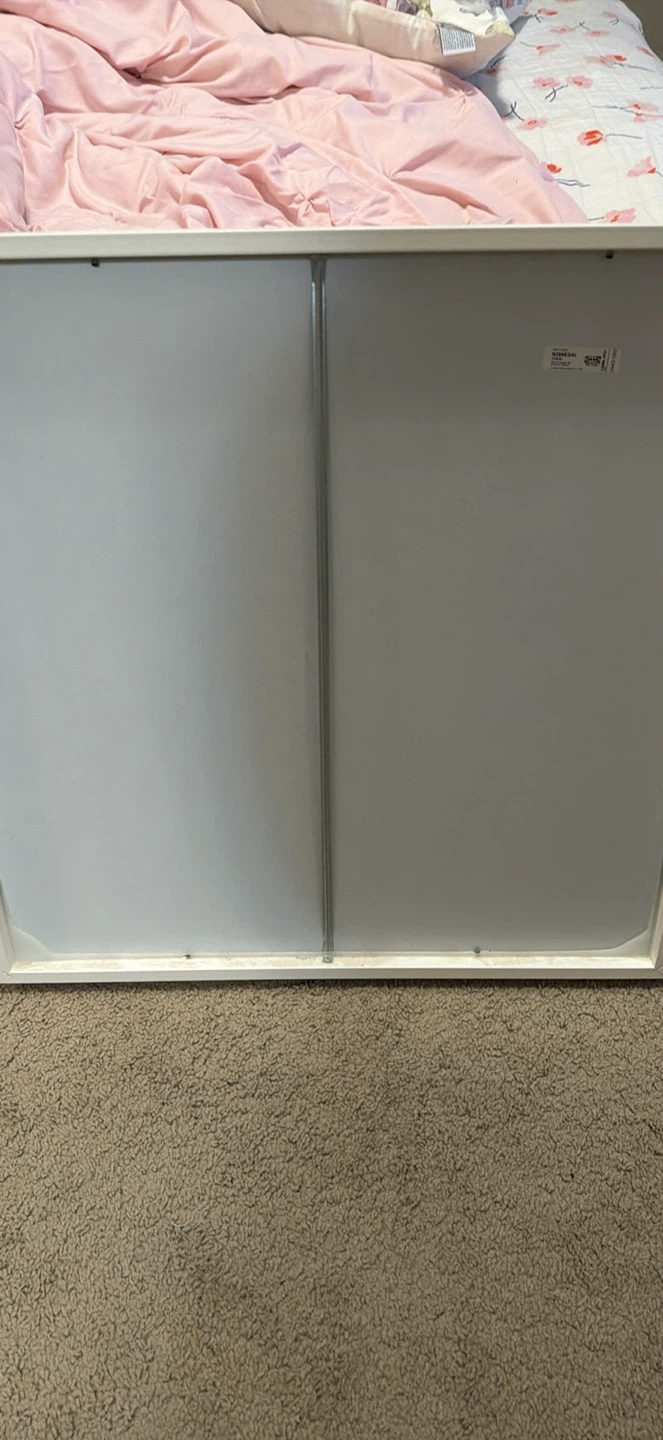 IKEA White Framed Mirror - photo 2