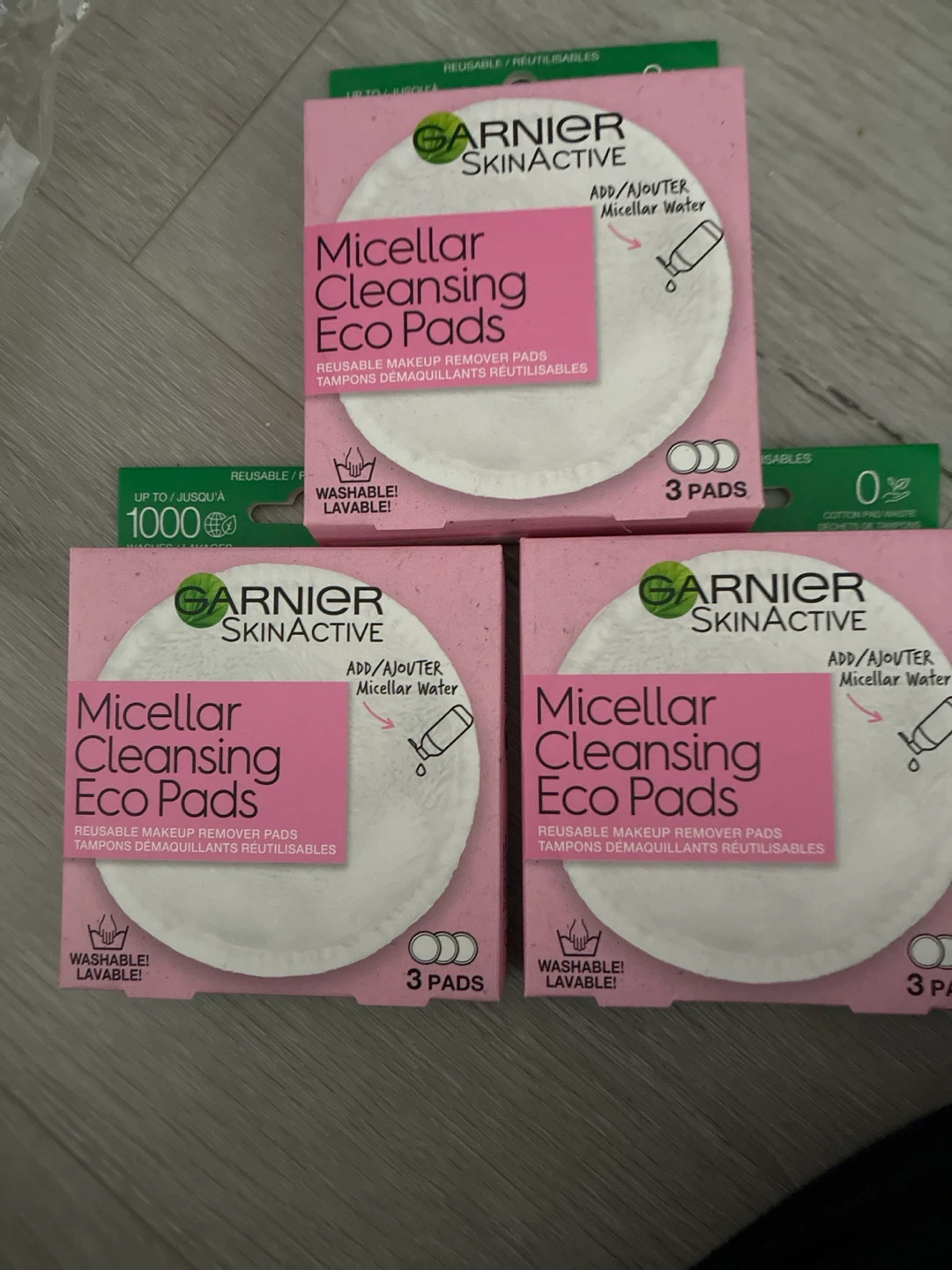 Garnier Micellar Cleansing Eco Pads (3 Pack $6 each)