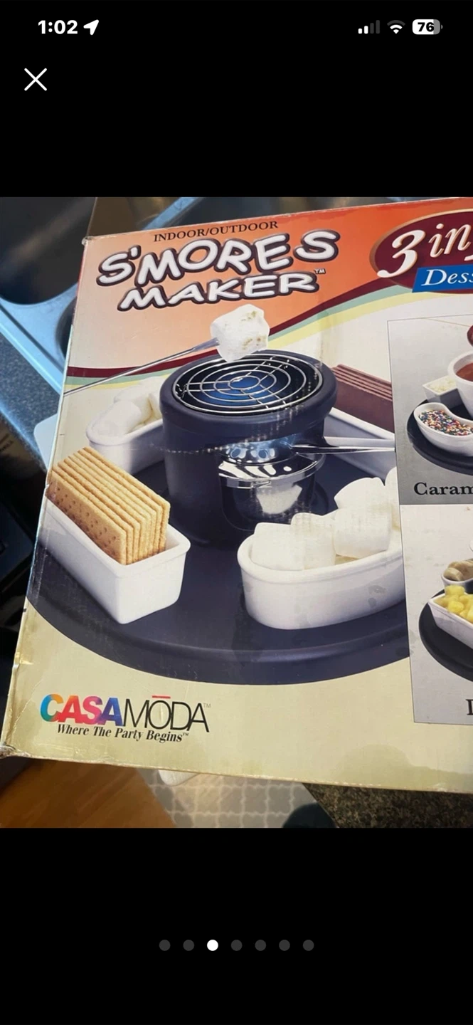 CasaModa 3-in-1 Indoor/Outdoor S'mores Maker Dessert Center - photo 3
