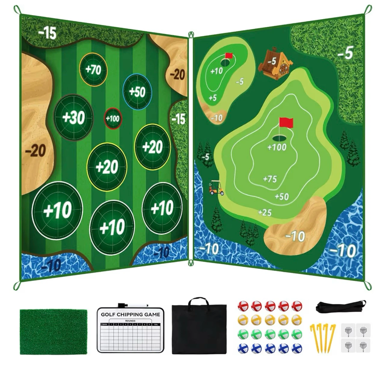 MGVK Golf Game Mat - Indoor Chipping Practice - photo 2