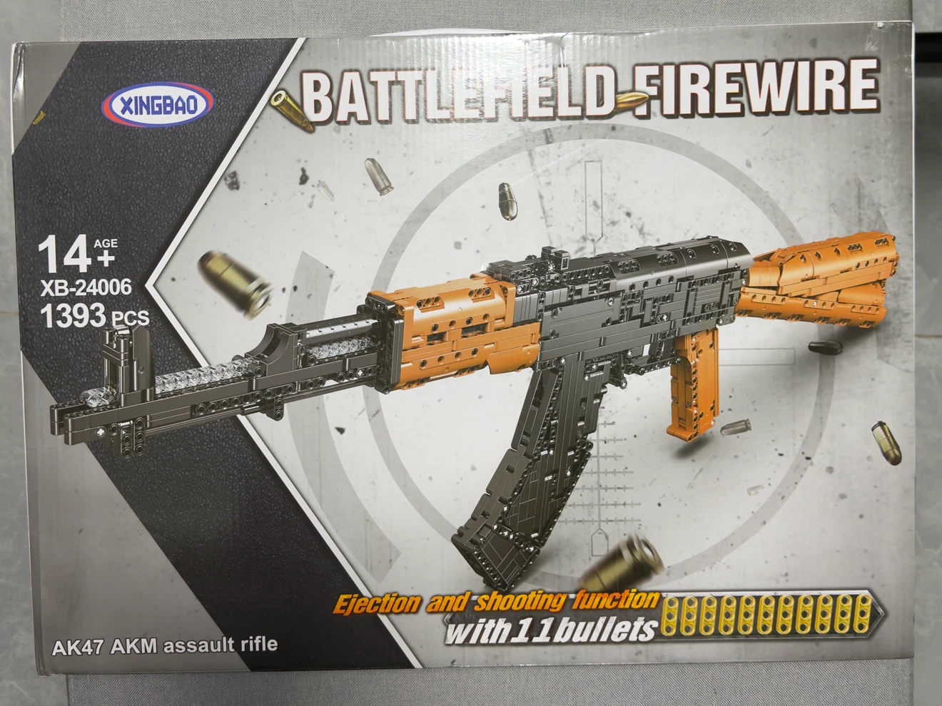 XingBao AK47 AKM Assault Rifle Building Blocks Set