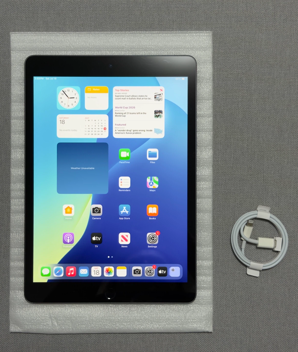 Apple iPad (9th Gen) 64GB Wi-Fi Space Gray