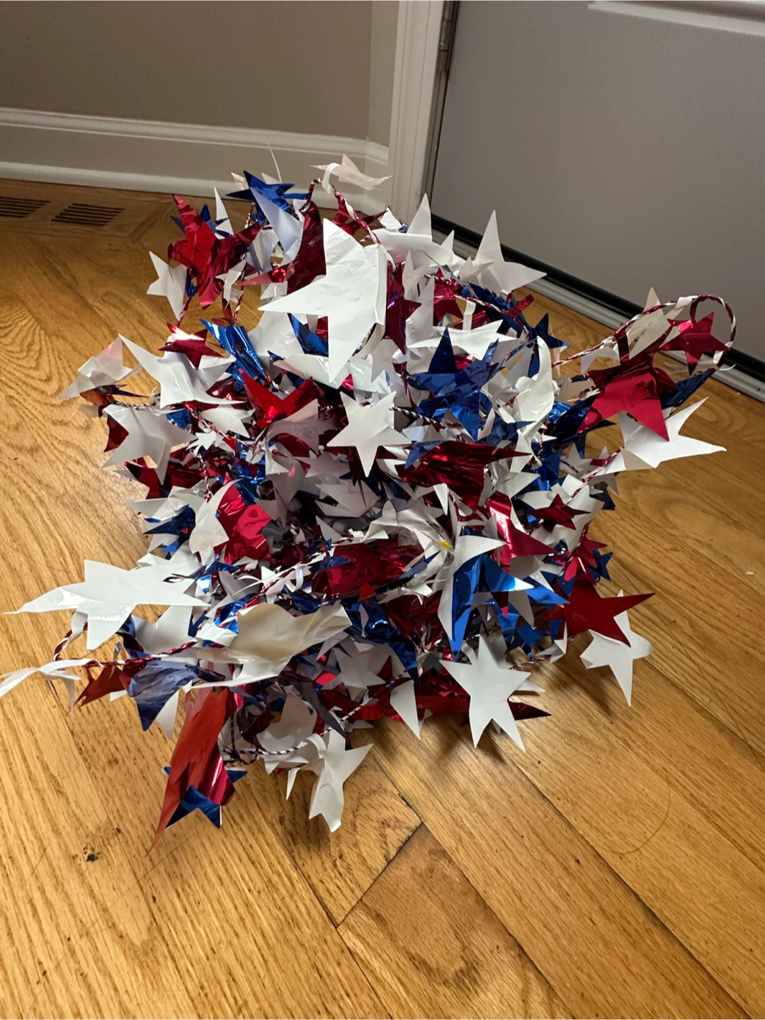 Red, White, and Blue Star Garland