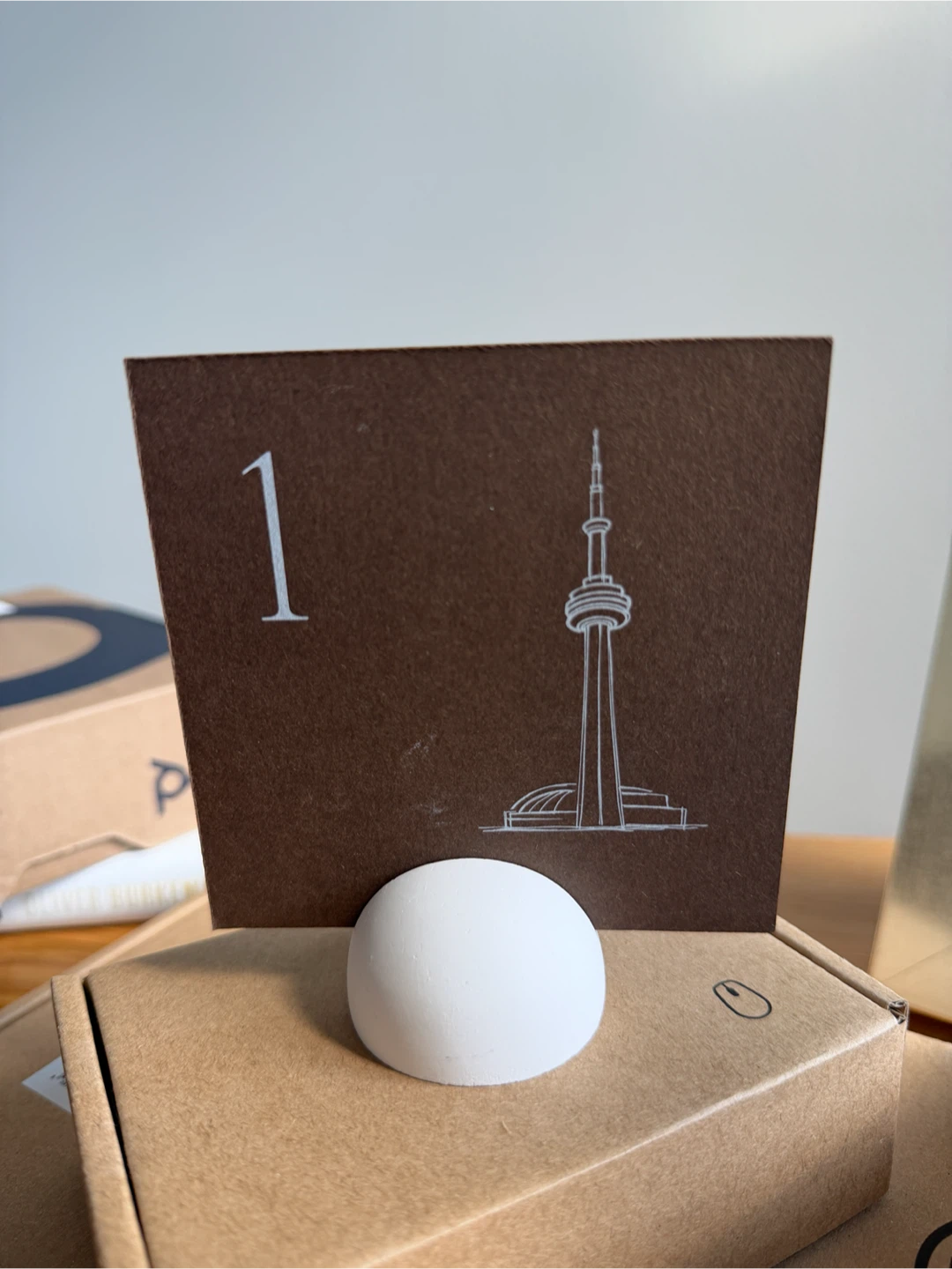 Domed Table Number Holders