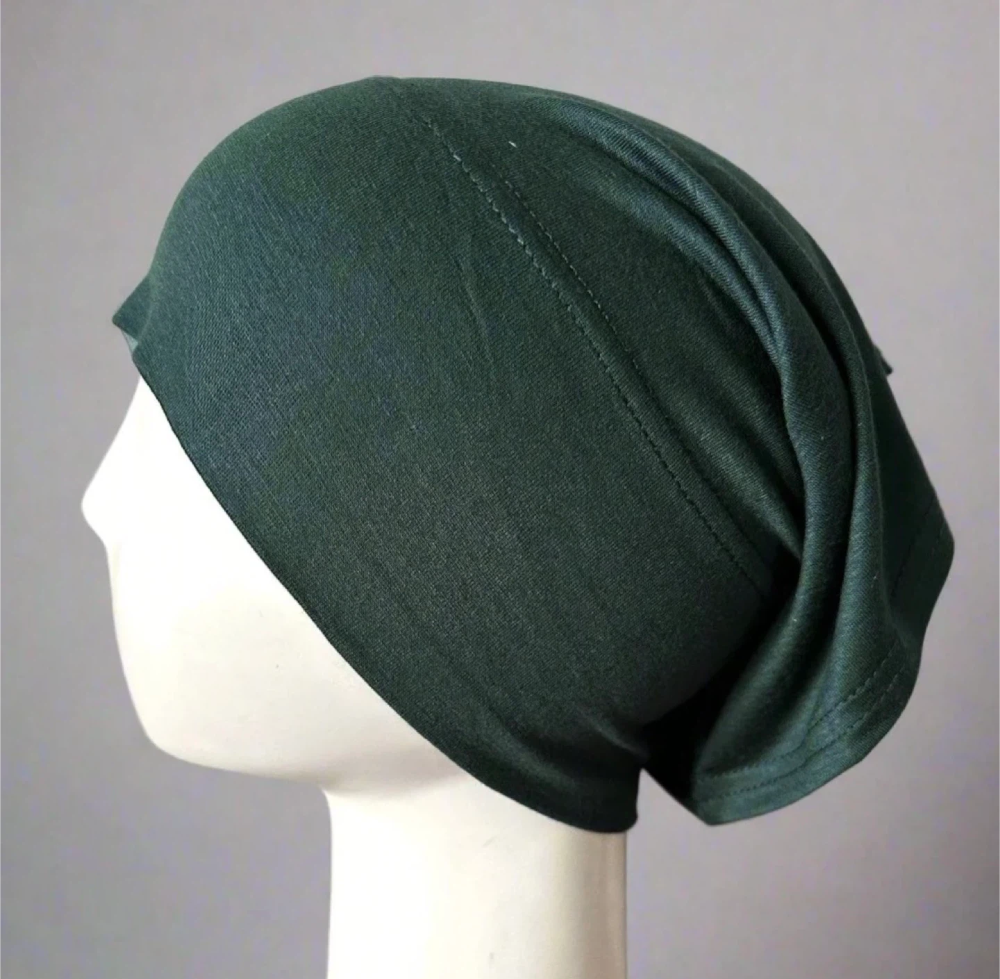 Dark Green Jersey Head Cap - $5 - New