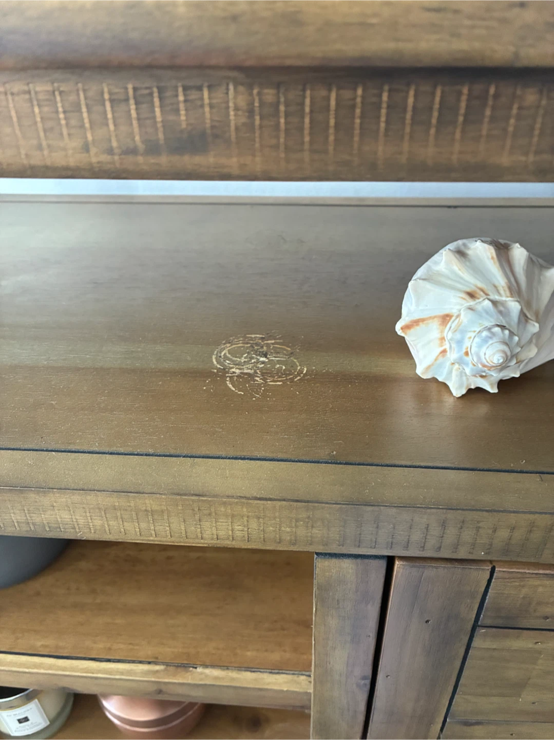 Moving Sale! Wooden Console Table with Drawers - photo 5