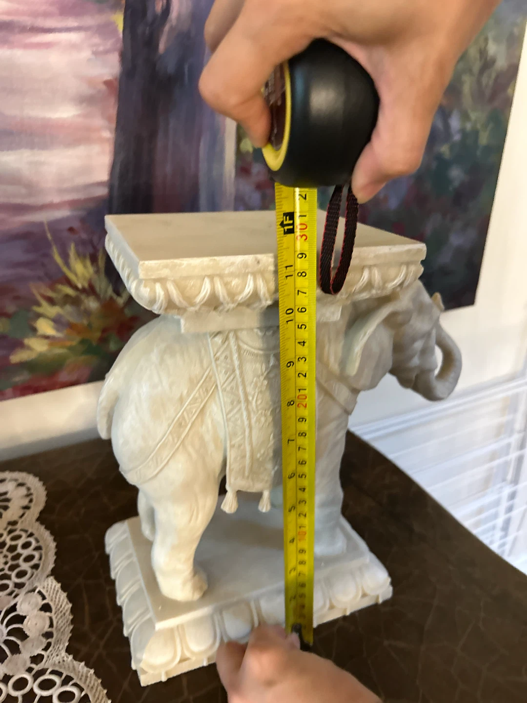Elephant Pedestal Stand - photo 2