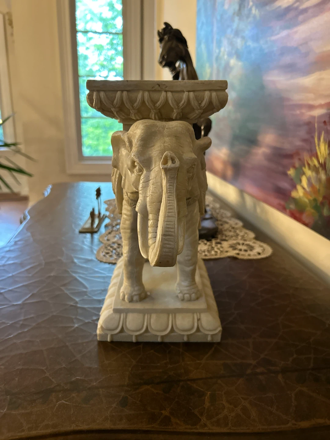 Elephant Pedestal Stand - photo 3