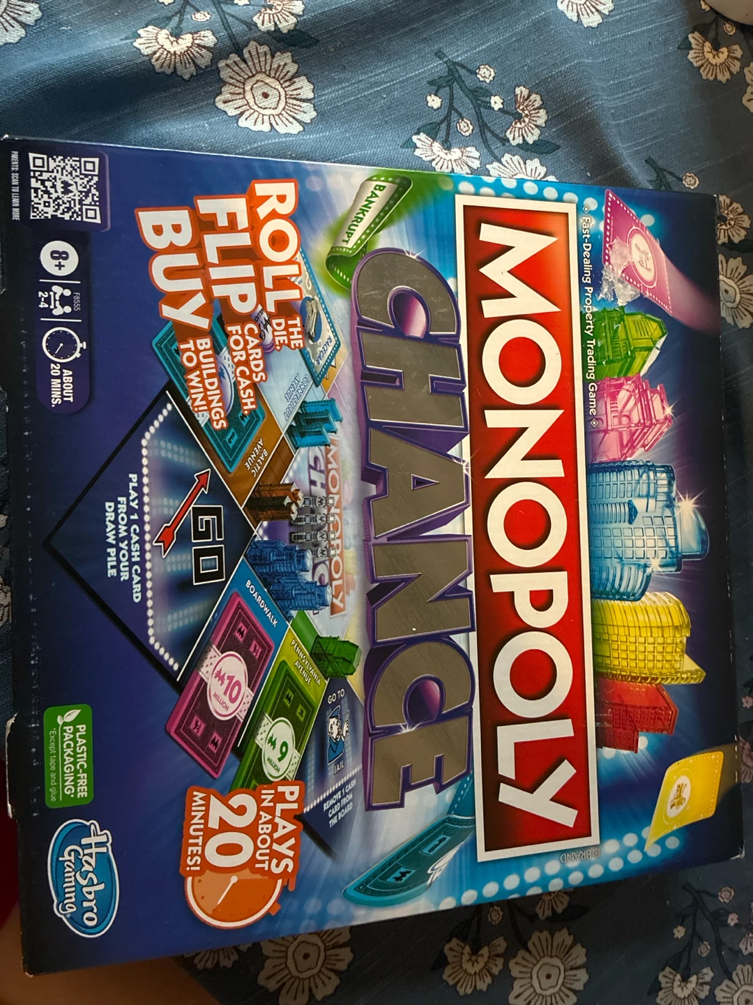 Monopoly Chance & Roll Flip Board Game