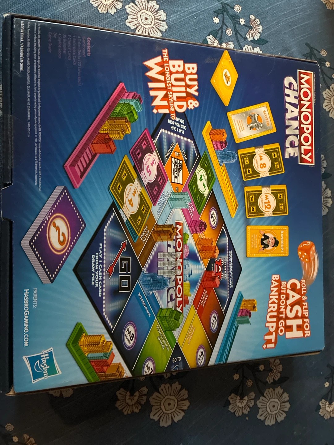 Monopoly Chance & Roll Flip Board Game - photo 2