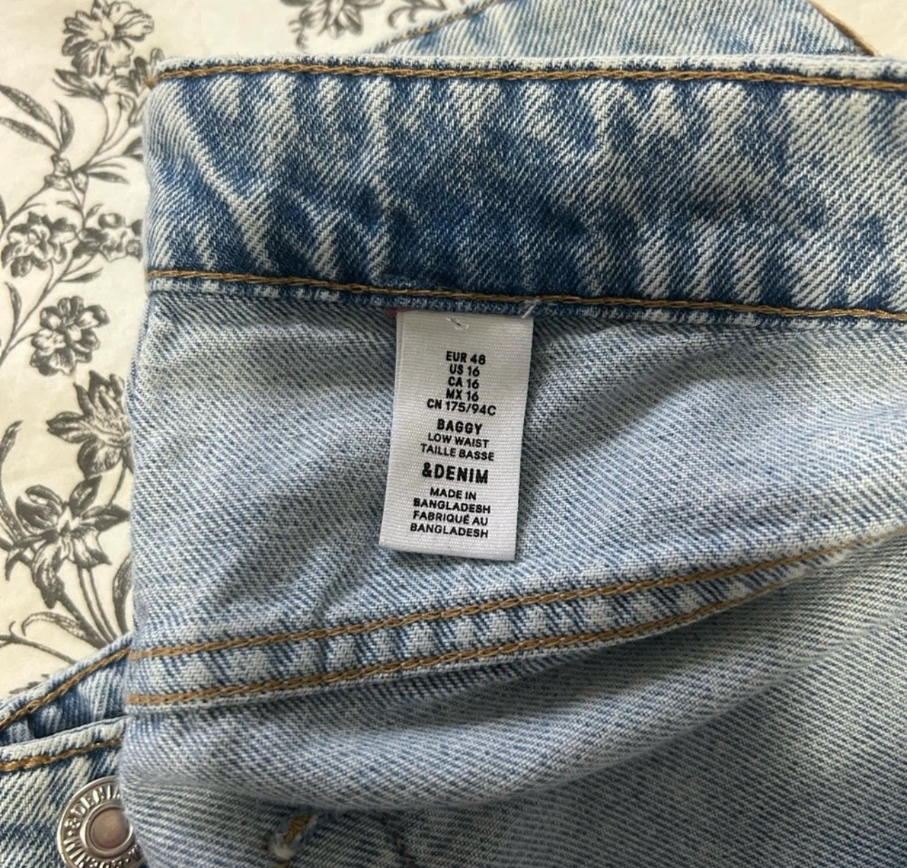 H&M Baggy Low Waist Jeans - photo 2