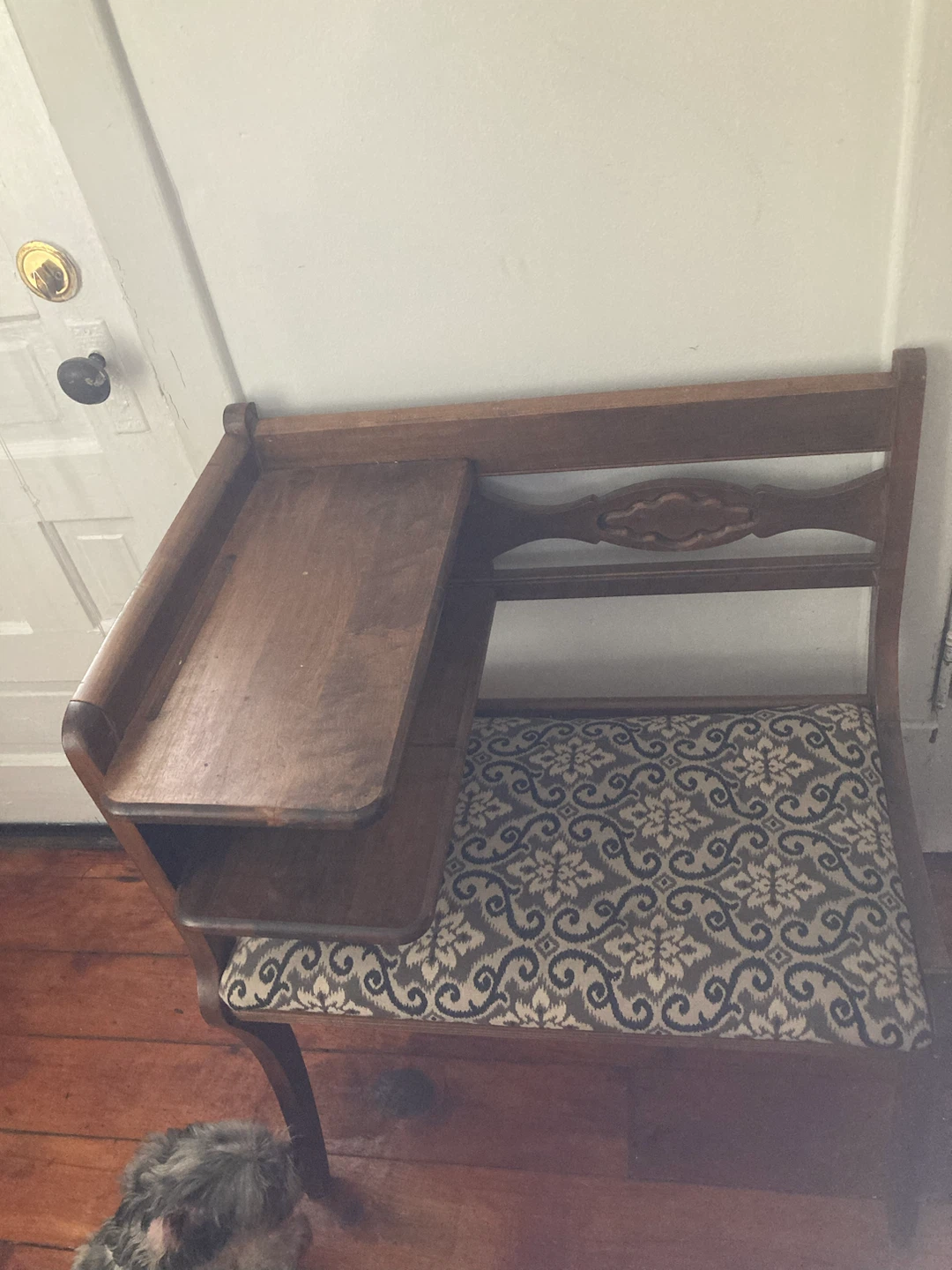 Antique Wooden Seat - photo 3