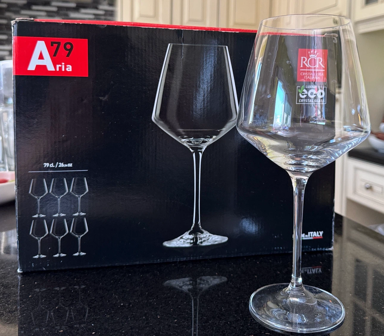 RCR Aria Wine Glasses - Set of 6