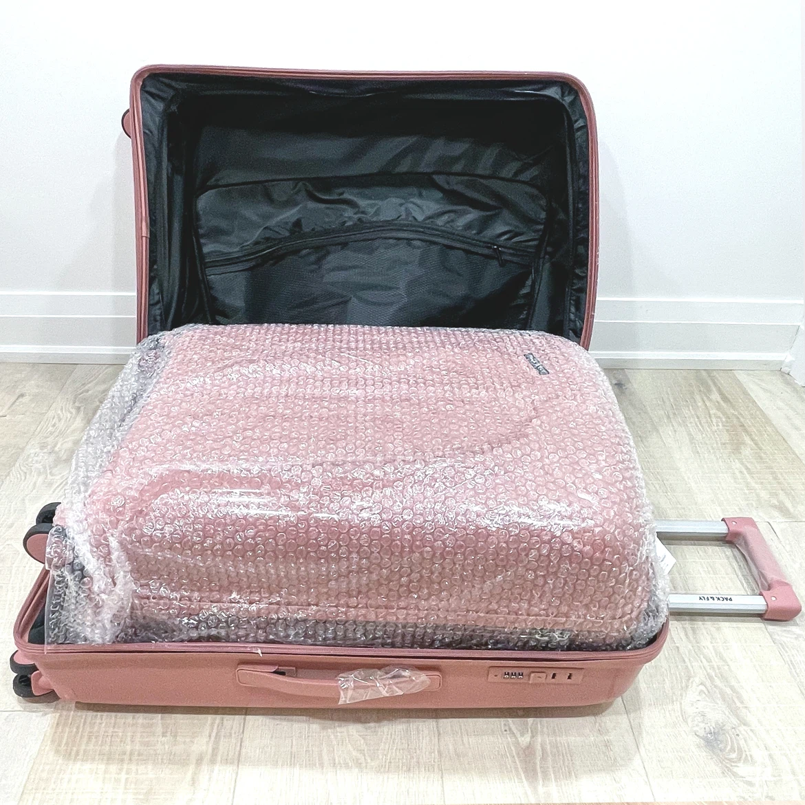 Roselia Pink 3-Piece Luggage Set – Brand New - photo 3