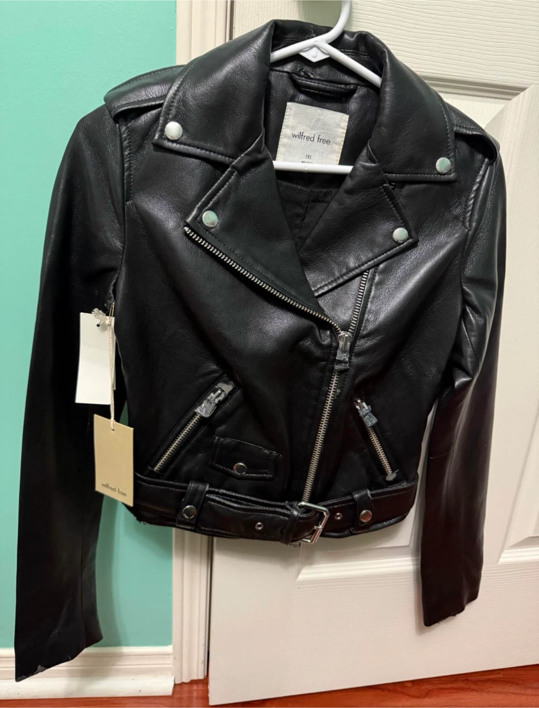 Wilfred Leather Moto Jacket