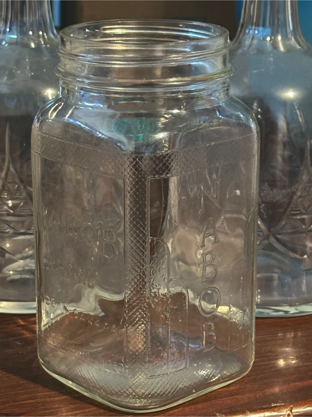 Glass Nabob Coffee Jar - photo 2