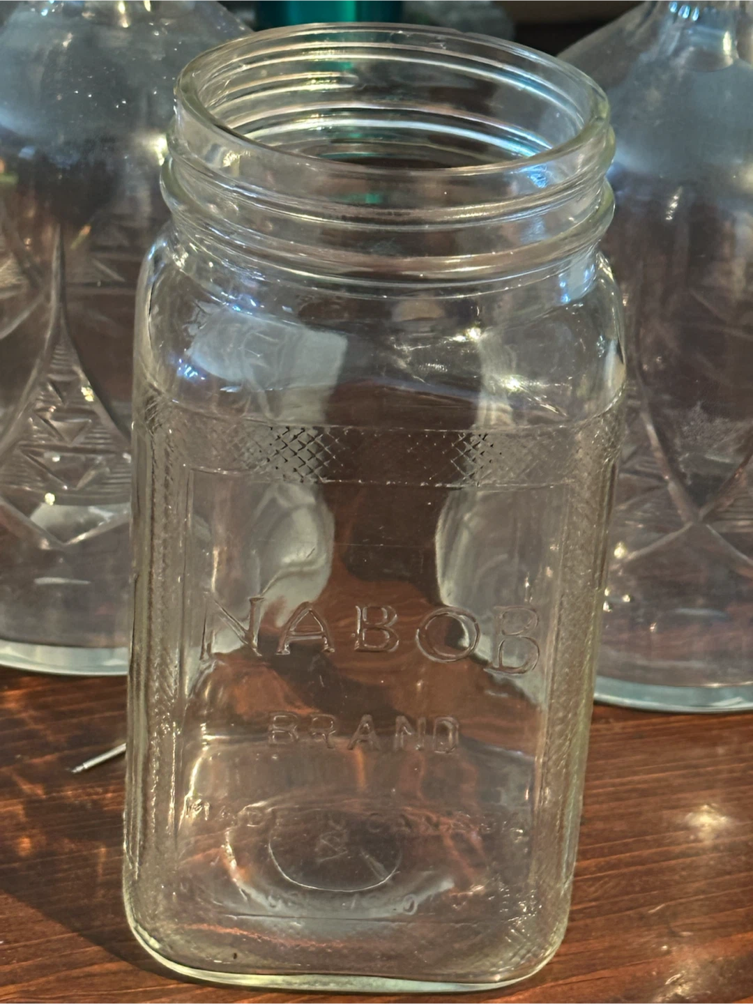 Glass Nabob Coffee Jar - photo 3