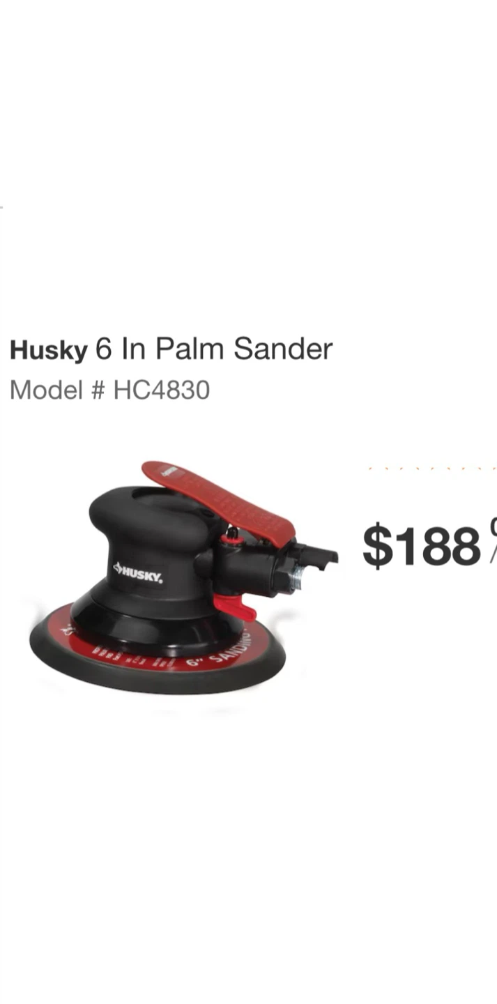 Husky 6 In Palm Sander