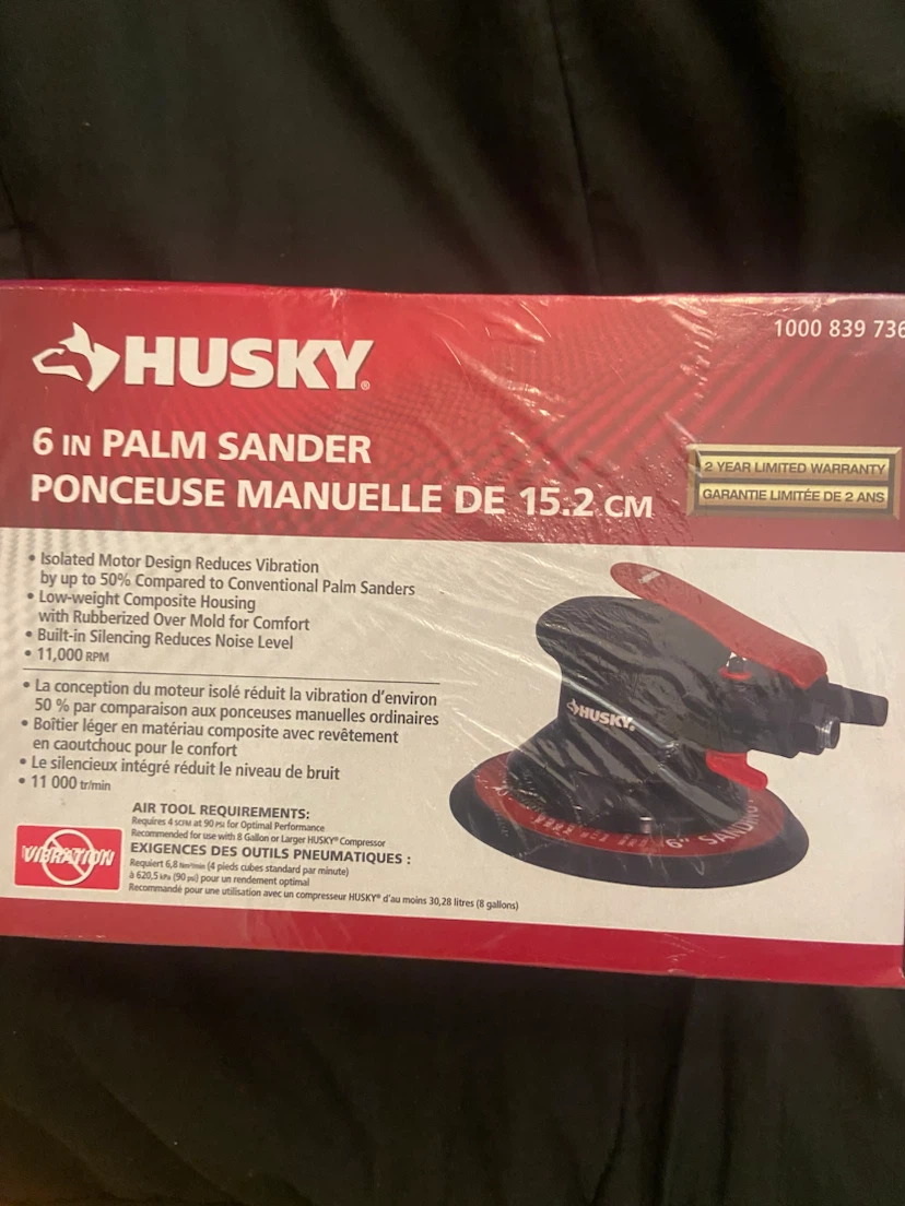 Husky 6 In Palm Sander - photo 2