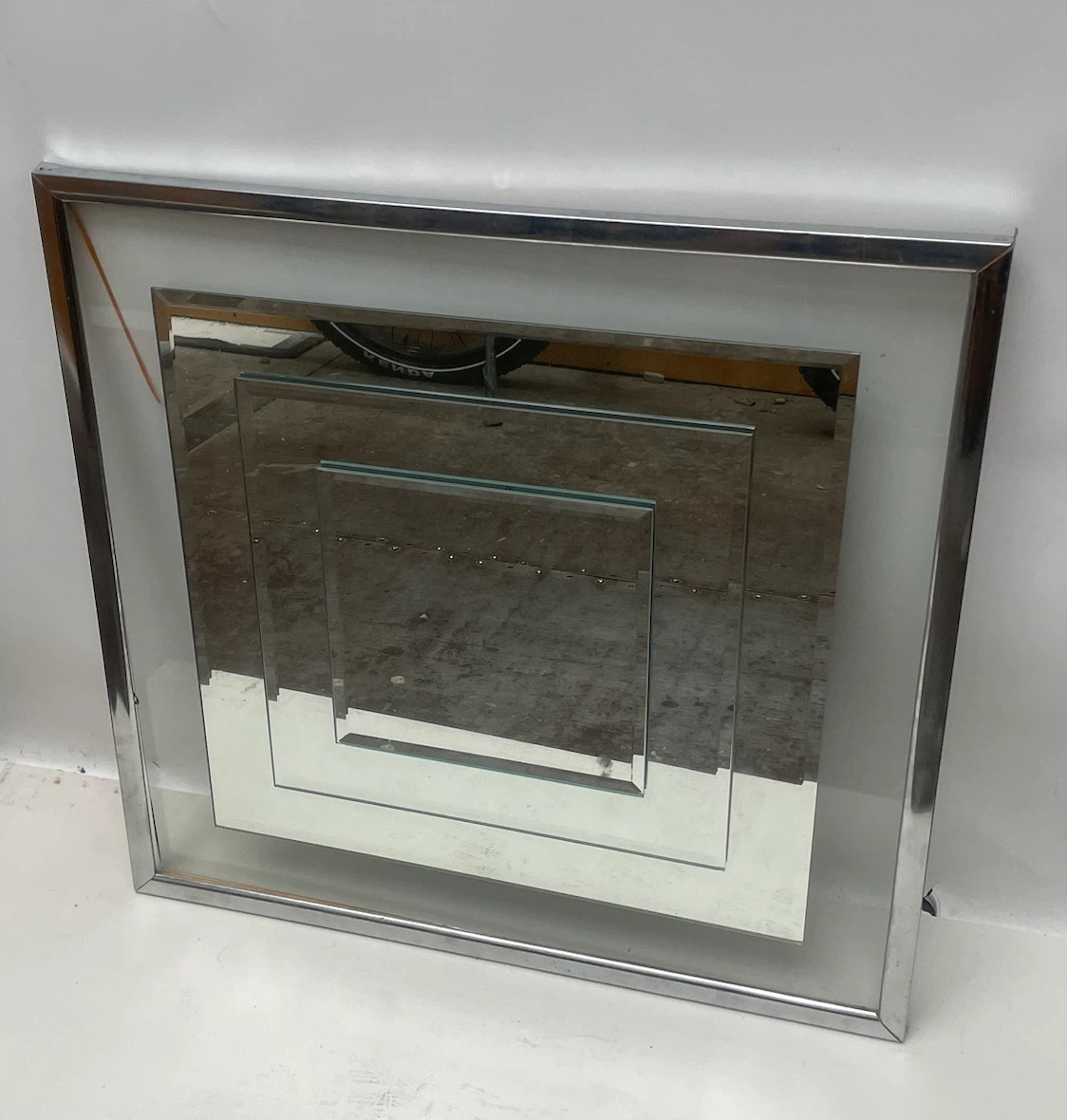 Framed Tiered Mirror