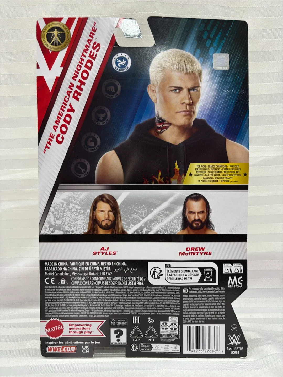 WWE Main Event Cody Rhodes "The American Nightmare" Figure - photo 3