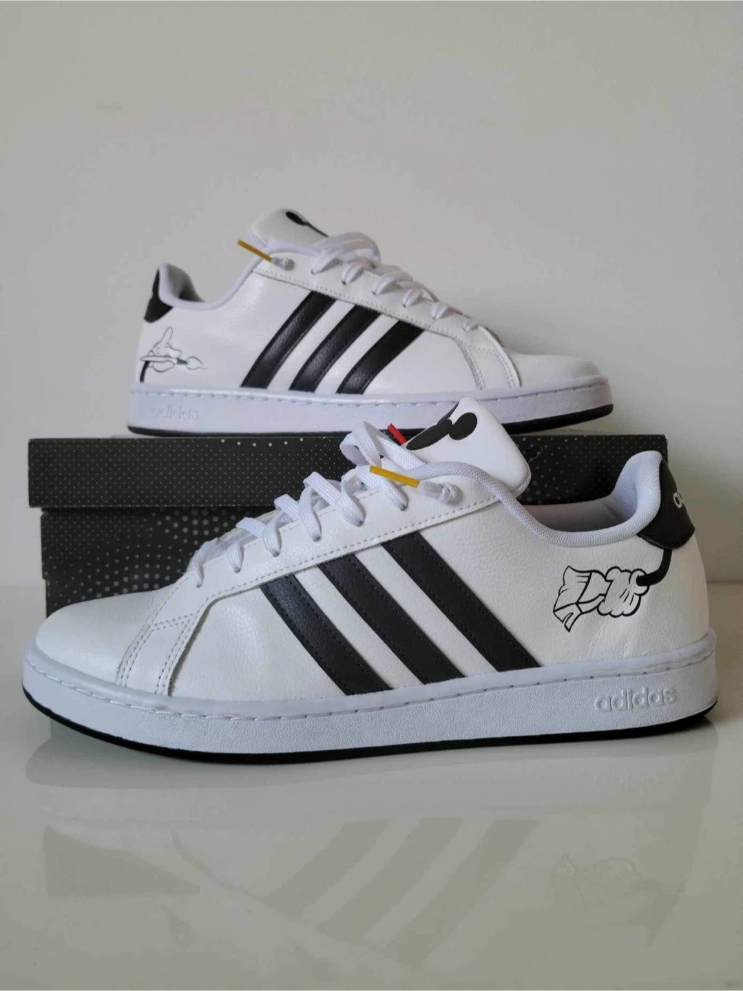 Adidas Grand Court Disney Mickey Mouse Shoes