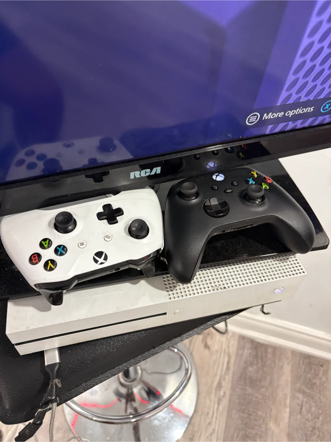 Xbox One S Console with Two Controllers - photo 2