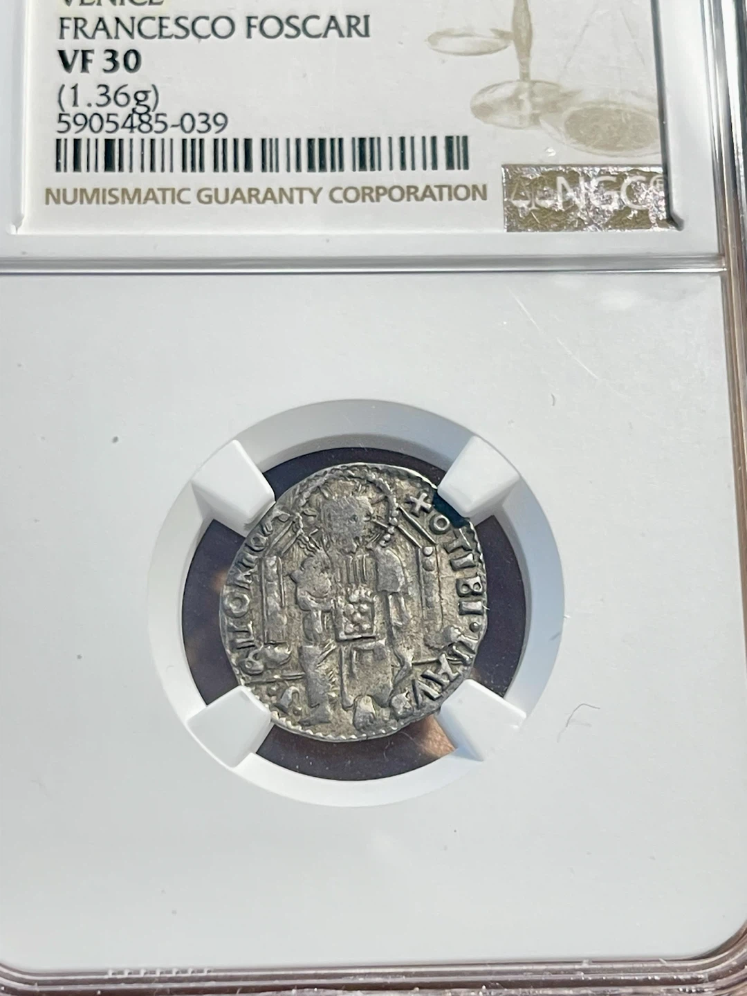 NGC Graded Venice Italy Grosso Coin (1423-57) - photo 3