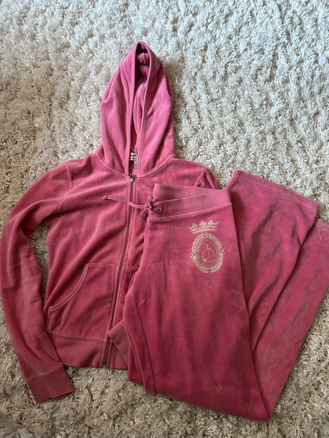 Juicy Vintage Pink Velour Set - photo 5